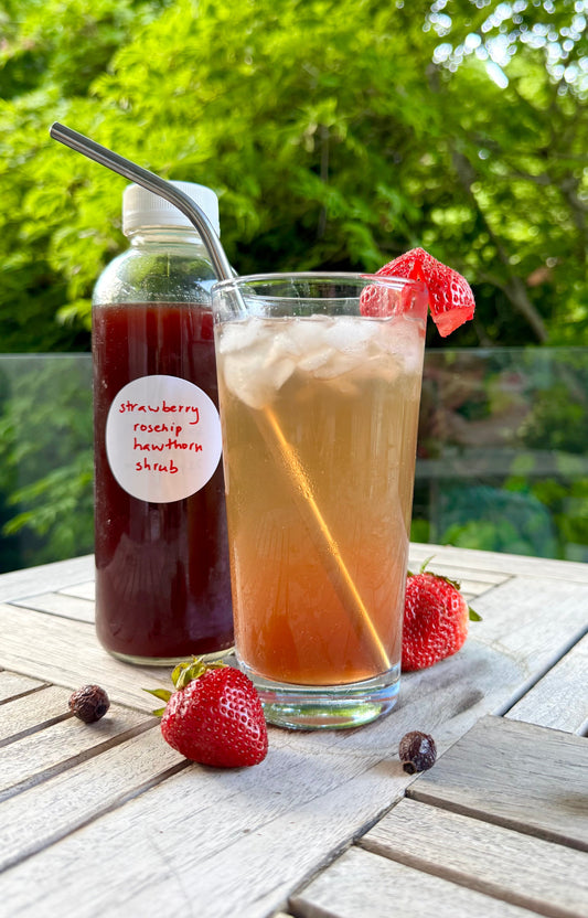 Strawberry, Rosehip and Hawthorn Shrub