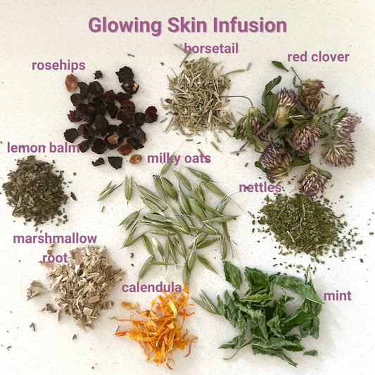 DIY Herbal Infusion for Glowing Skin