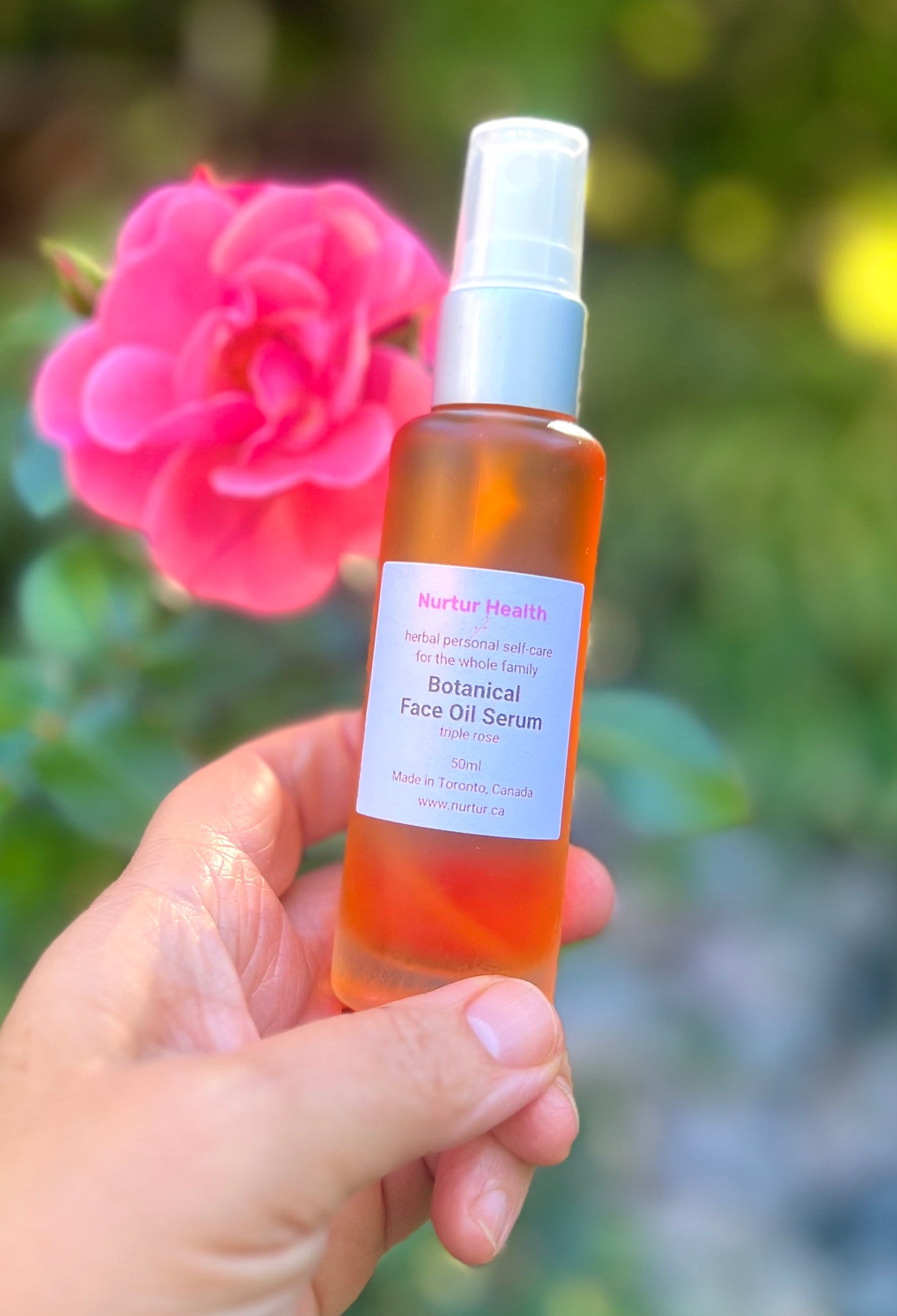 Botanical Face Oil Serum Triple Rose