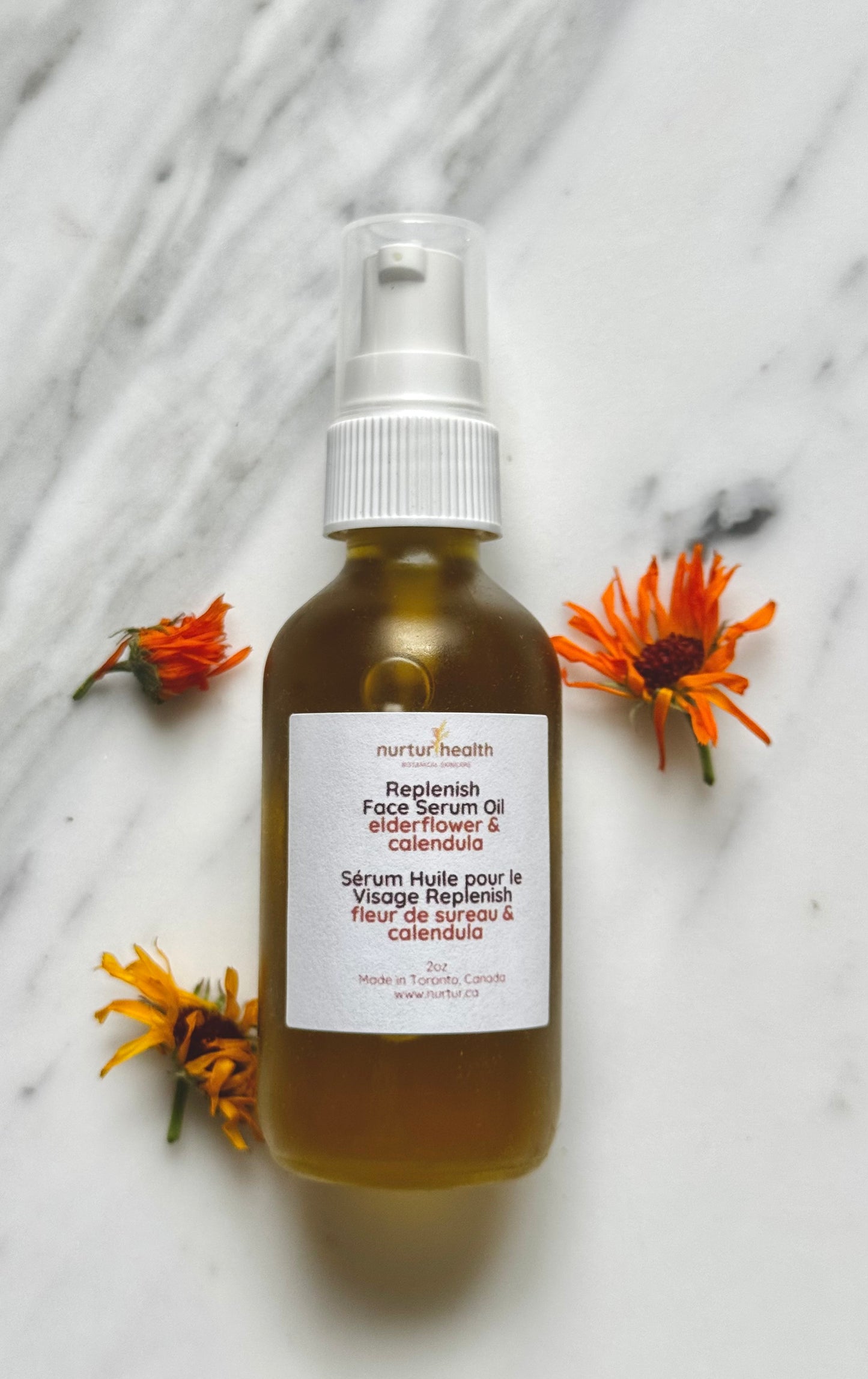 Replenish Face Serum Oil with Elderflower and Calendula