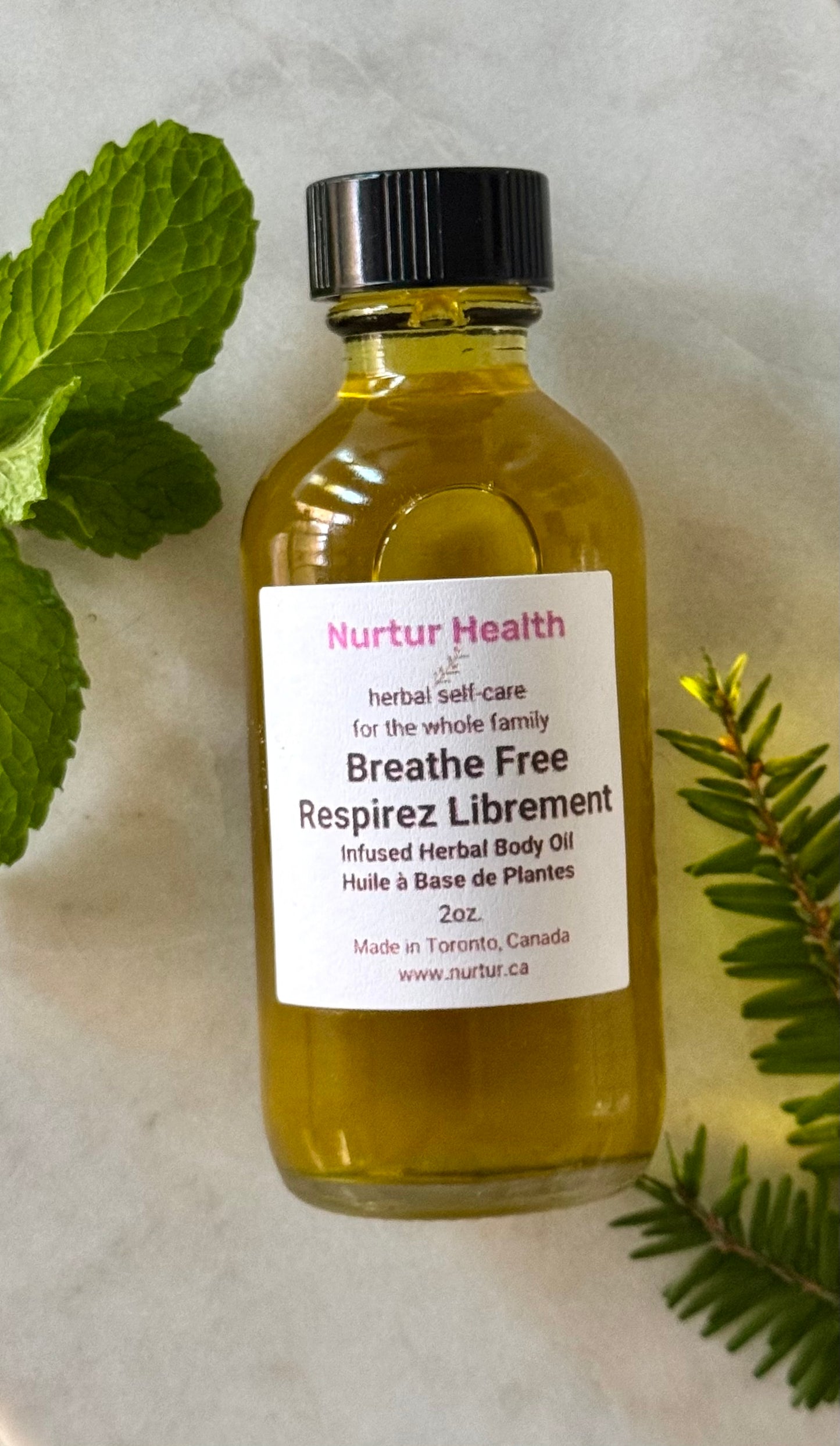 Breathe Free Herbal Oil