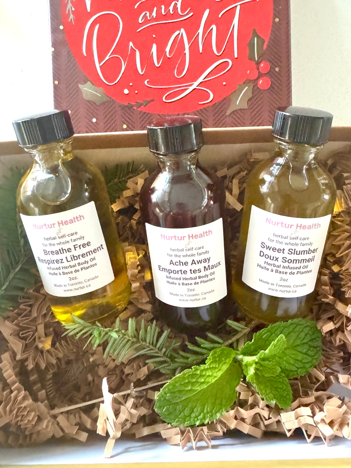 Nurtur&Nourish Body Oil Gift Set