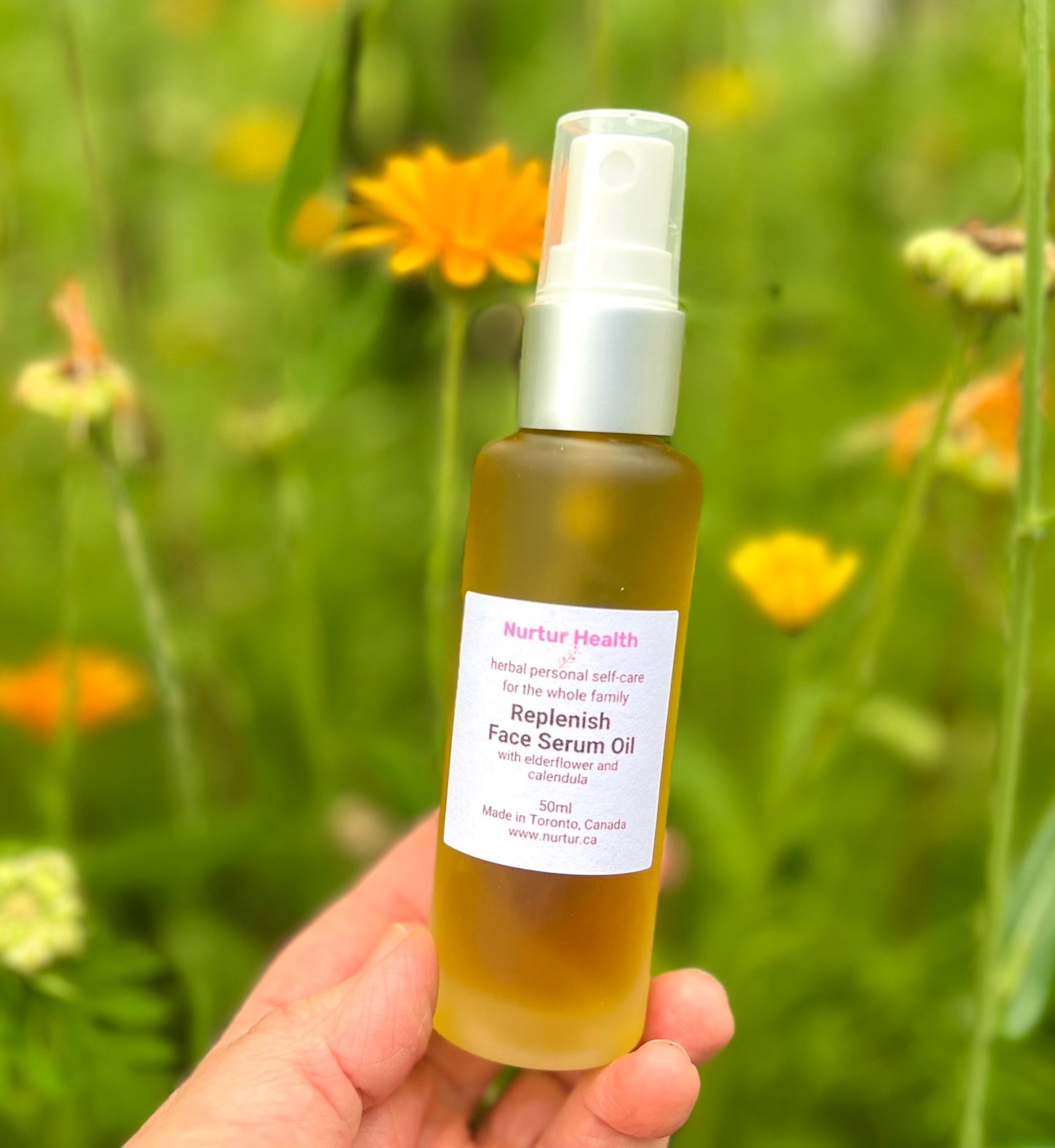 Replenish Face Serum Oil with Elderflower and Calendula