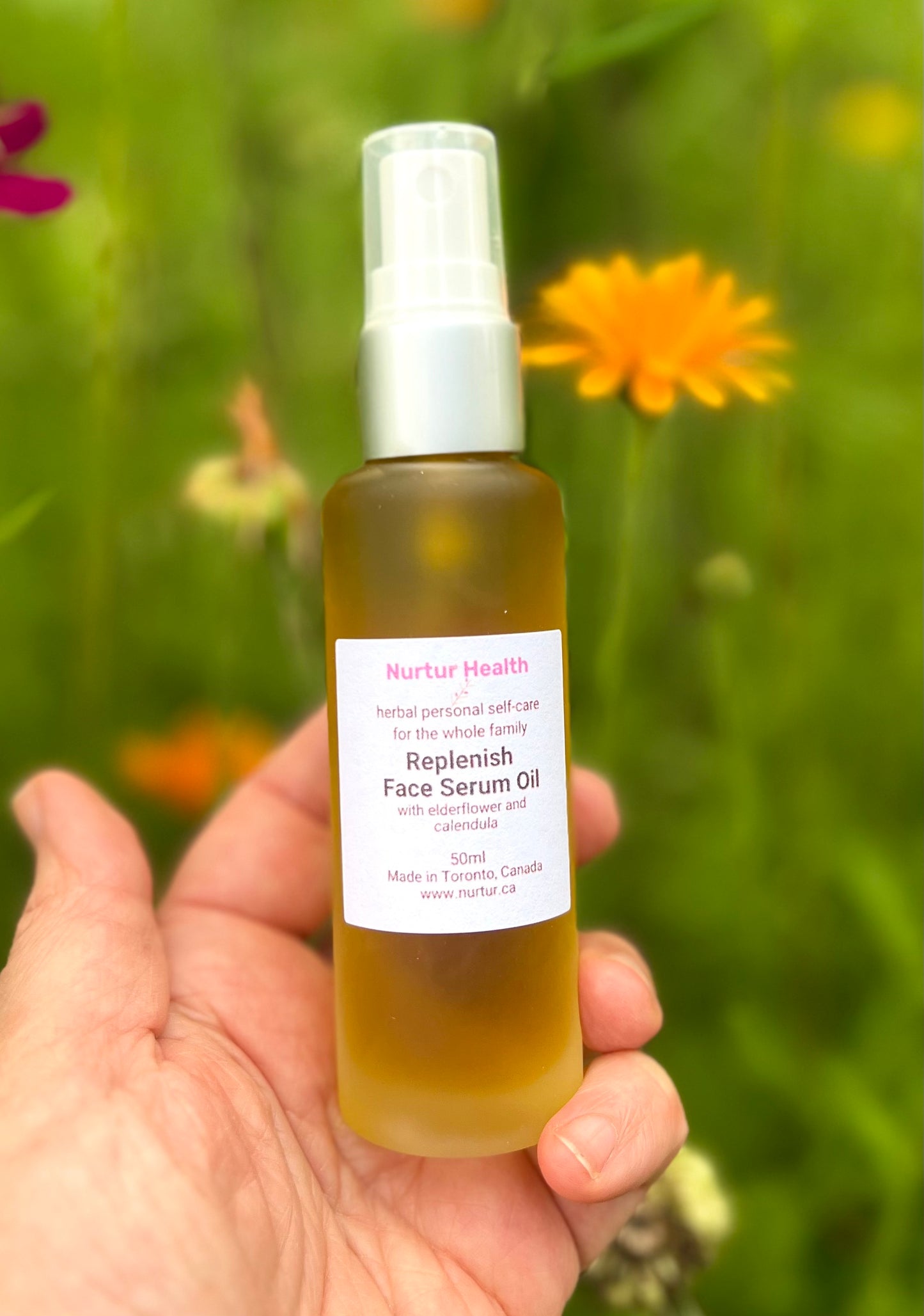 Replenish Face Serum Oil with Elderflower and Calendula