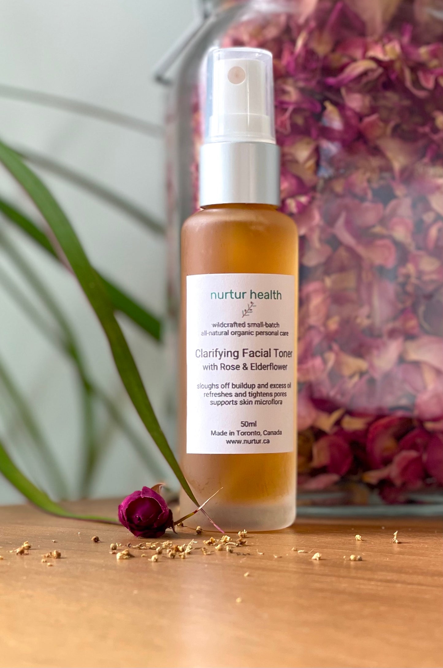 Clarifying Facial Toner with Rose and Elderflower