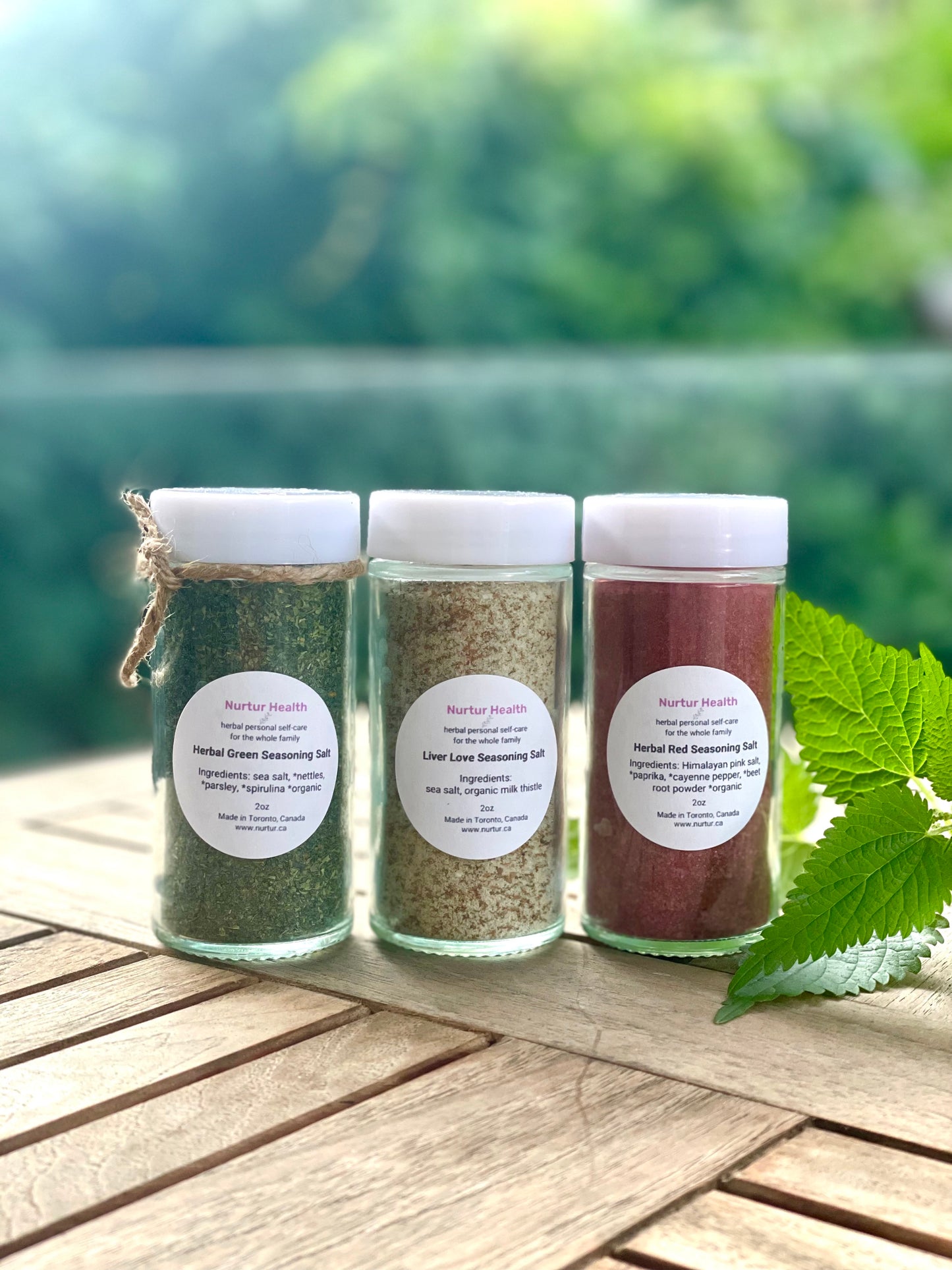 Herbal Seasoning Salt Trio Set