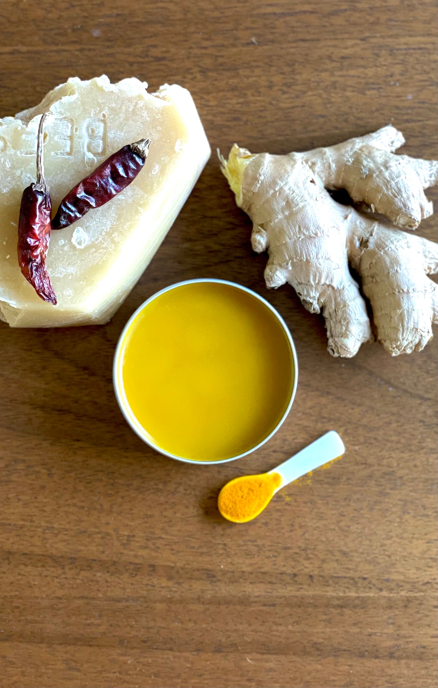 Sore Muscle Salve with Cayenne and Turmeric