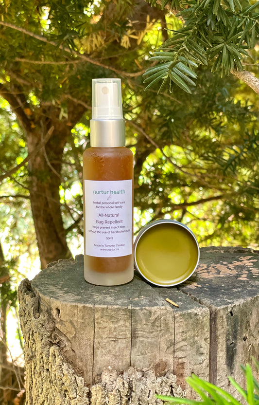 Buzz-Off Duo: All-Natural Bug Repellent and Bug Bite Salve